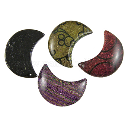 Handmade Dichroic Glass Pendants LCP010-1