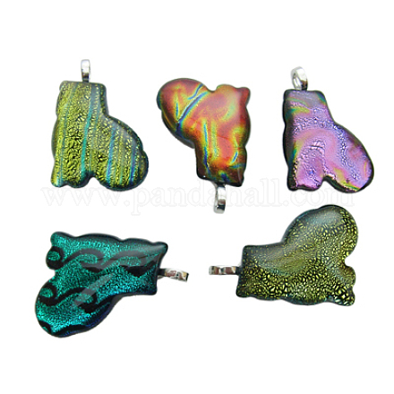 Handmade Dichroic Glass Pendants LCP014-1