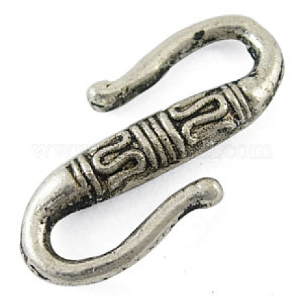 Tibetan Style S-Hook Clasps LF0825Y-1