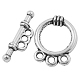 Tibetan Style Alloy Toggle Clasps LF10795Y-1