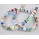 Handmade Millefiori Glass Beads Strands LK131-2