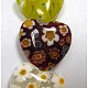 Handmade Millefiori Glass Beads Strands LK22-3