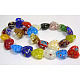 Handmade Millefiori Glass Beads Strands LK23-1