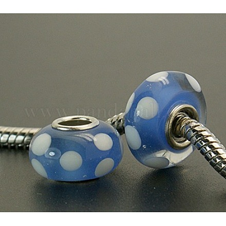 Handmade Lampwork European Beads LPDL-B001-014-1