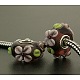 Handmade Bumpy Lampwork European Beads LPDL-B001-094-1