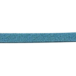 スエード調コード  フェイクレース  ダークターコイズ  約1長いメートル  2.5 mm幅  約1.4 mm厚  約1.09ヤード（1m）/連