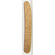 韓国のフェイクスエードコード  フェイクレース  PUレザーと  ゴールド  3x1.5mm  約100ヤード/ロール（300フィート/ロール） LW-H001-102-2