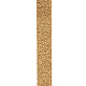 韓国のフェイクスエードコード  フェイクレース  PUレザーと  ゴールド  3x1.5mm  約100ヤード/ロール（300フィート/ロール） LW-H001-102-3
