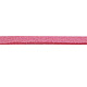 スエード調コード  フェイクレース  ピンク  約1長いメートル  2.5 mm幅  約1.4 mm厚  約1.09ヤード（1m）/連 LW14189Y-1