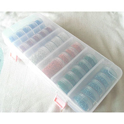 4 мм смешанный цвет стекла бисер M-CB009