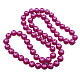 Glass Pearl Beads Strands M-HY-3
