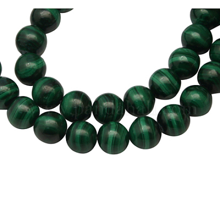 Natural Malachite Gemstone Beads Strands MALA-20D-7-1