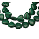 天然石マラカイト天然石ビーズ連売り  母の日のプレゼント作り  グレードA  ハート  グリーン  サイズ：幅さ約10mm  長さ10mm  厚さ4.5mm  穴：0.8mm  44個/連  16インチハート  グリーン  10x10mm MALA-10X10-1