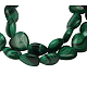 Chapelets de perles en pierre gemme de malachite naturelle MALA-12X12-1-1