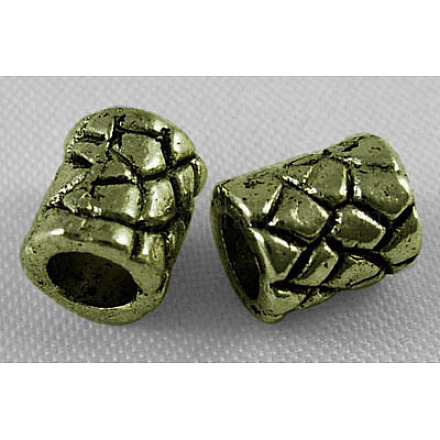 Perle di metallo bronzo tibetani antichi MLF0979Y-1