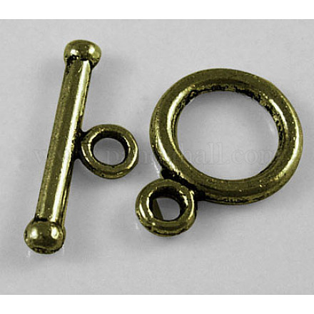 Tibetan Style Alloy Toggle Clasps MLF1185Y-NF-1