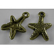 Breloques étoile de mer / étoiles de mer en alliage de style tibétain MLF0463Y-1