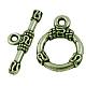 Tibetan Style Alloy Toggle Clasps MLF10395Y-NF-1