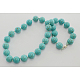 Howlite Jewelry Necklace with Alloy Findings N251-2-2