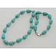 Howlite Jewelry Necklace with Alloy Findings N252-2-2