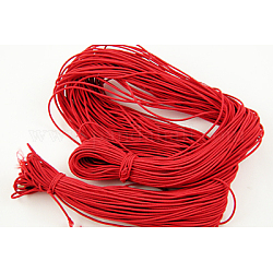 Nylon Thread, Elastic, Red about 1mm in diameter, 20m long