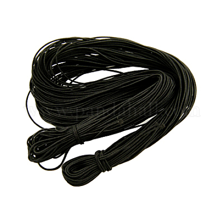 ナイロン糸  エラスティック  ブラック  直径約1mm  20長いメートル NE001-024-1
