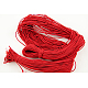 ナイロン糸  エラスティック  直径1mm程度の赤  20長いメートル NE001-019-1