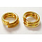 Iron Split Rings, Double Loops Jump Rings, Cadmium Free & Lead Free, Golden, 7mm in diameter, 1.4mm thick, about 6.3mm inner diameter, about 9600pcs/1000g