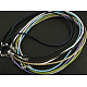 Cuerda del collar tejido con cierre de latón NFS054-1
