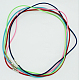 Резиновый шнур для ожерелья с латунной фурнитурой NFS101-1