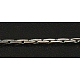 Латуни ожерелье делая NJEW-A266-42-3