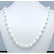 Glass Pearl Necklaces NJEW-JN00128-01-1