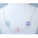 Transparent Acrylic Necklaces NJEW-JN00162-2