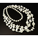 Fashion Gemstone Jewelry Tiered Necklaces NJEW-Q176-1-1