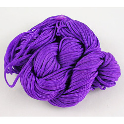 Нейлоновая нить, нейлоновая нить для плетения браслета, темно-фиолетовый, 1 мм, 28м / партия