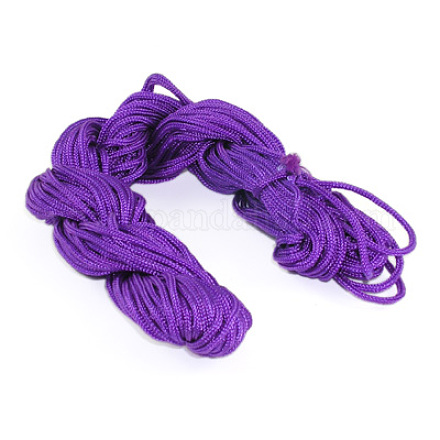 ナイロン糸  濃い紫色  直径1.5mm  約18長いメートル NT1.5mm005-1
