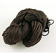 ナイロン糸  作るカスタム織りブレスレットのためのナイロン製のアクセサリーコード  コーヒー  1mm  28m /バッチ NT026-1