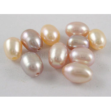 Natural Cultured Freshwater Pearl Beads OB003-1