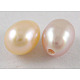 Natural Cultured Freshwater Pearl Beads OB003-2