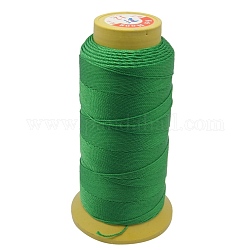 Hilo de coser de nylon, 12 capa, cable de la bobina, verde, 0.6mm, 150 yardas / rodillo
