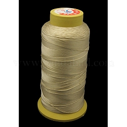 Filo da cucire di nylon, 12-ply, corda di  spool, verga d'oro pallido, 0.6mm, 150iarde/rotolo