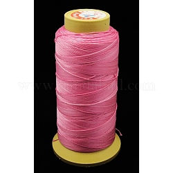 Hilo de coser de nylon, 12 capa, cable de la bobina, rosa, 0.6mm, 150 yardas / rodillo