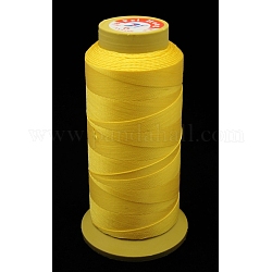 Fil à coudre de nylon, 12 pli, bobine de cordon, or, 0.6mm, 150 yards / rouleau