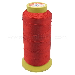 Hilo de coser de nylon, 12 capa, cable de la bobina, rojo, 0.6mm, 150 yardas / rodillo