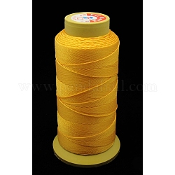 Fil à coudre de nylon, 12 pli, bobine de cordon, verge d'or, 0.6mm, 150 yards / rouleau