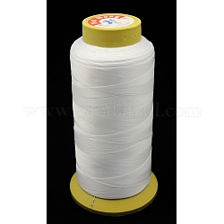 Nylon Sewing Thread, 3-Ply, Spool Cord, White, 0.33mm, 1000yards/roll