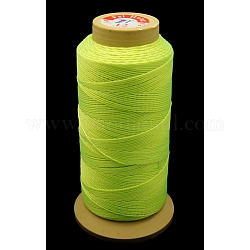 Hilo de coser de nylon, 3 capa, cable de la bobina, verde césped, 0.33mm, 1000 yardas / rodillo