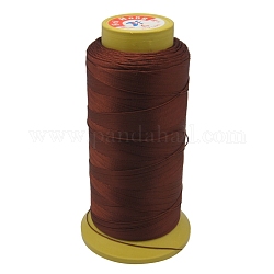 Hilo de coser de nylon, 9 capa, cable de la bobina, chocolate, 0.55mm, 200 yardas / rodillo