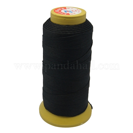 ナイロン縫糸  12プライ  スプールコード  ブラック  0.6mm  150ヤード/ロール OCOR-N12-2-1