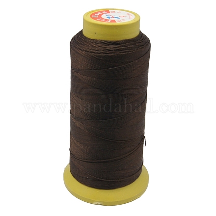 ナイロン縫糸  3プライ  スプールコード  ココナッツブラウン  0.33mm  1000ヤード/ロール OCOR-N3-7-1